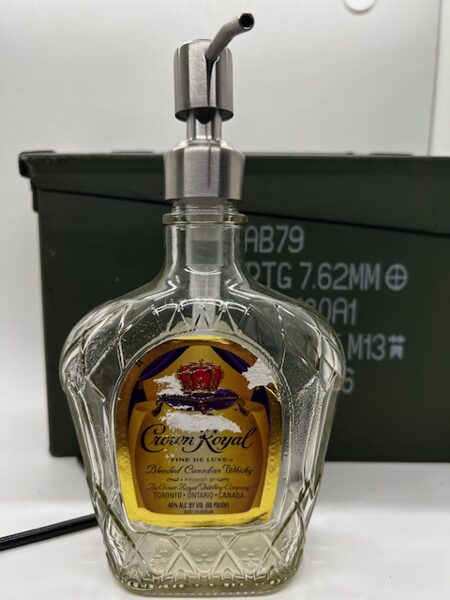 CROWN ROYAL SOAP DISPENSER