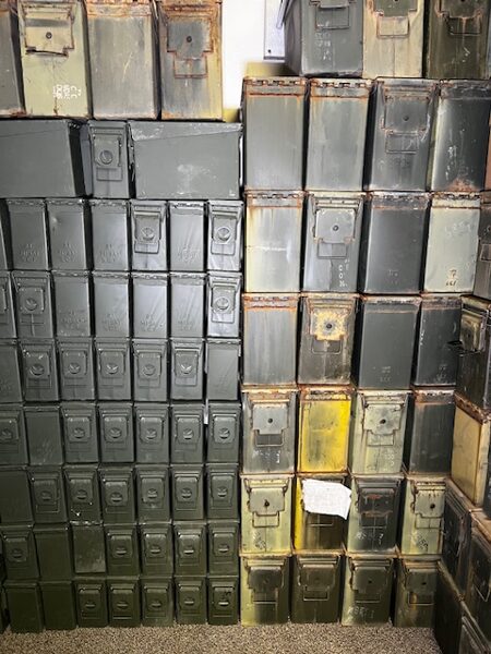 BATTLE WORN AMMO CANS